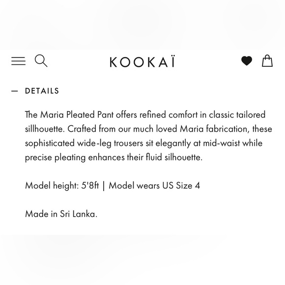 Kookai Maria Mid-Rise Pleated Pants | NWT | Size 0 & 2 | Pale Sage Green - Picture 11 of 11